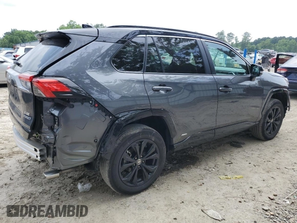 2023 Toyota RAV4 Hybrid XSE with VIN 4T3E6RFV1PU117863, listed as a Copart auction lot 60135555 with 28,248 mi miles and Salvage title. Bid and sale history available at DreamBid. Image 3.