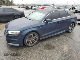 2019 Audi A3 Sedan S line Premium Plus with VIN WAUJEGFF6KA084670, listed as a Copart auction lot 39219814 with 53,151 mi miles. Bid and sale history available at carsss.com. Image 1.
