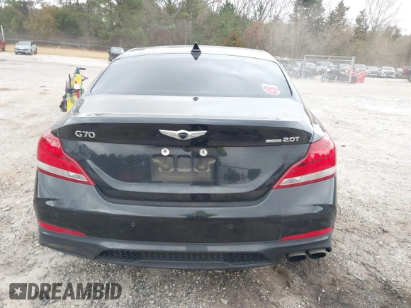 2019 Genesis G70 Advanced with VIN KMTG44LA0KU038176, listed as a IAAI auction lot 41718528 with 85,728 mi miles and . Bid and sale history available at DreamBid. Image 16.
