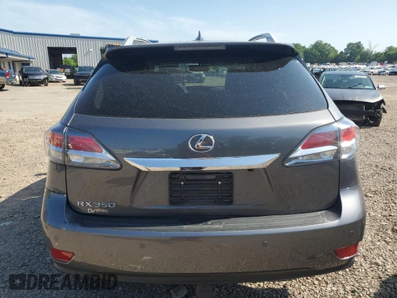 2014 Lexus RX 350 with VIN 2T2BK1BA9EC243393, listed as a Copart auction lot 62030305 with 76,297 mi miles and Salvage title. Bid and sale history available at DreamBid. Image 6.