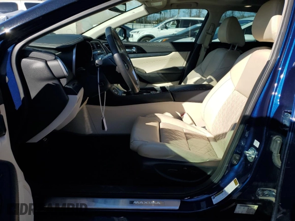 2020 Nissan Maxima Platinum with VIN 1N4AA6FV1LC385133, listed as a Copart auction lot 89101525 with 53,774 mi miles and Salvage Title. Bid and sale history available at DreamBid. Image 7.