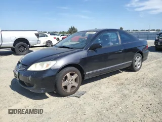 2004 Honda Civic EX z VIN 1HGEM22934L030259, wystawiony jako Copart lot #58861265 z przebiegiem Nie podano mil oraz Szkoda całkowita • Salvage title. Historia ofert i sprzedaży dostępna na DreamBid. Obrazek 1.