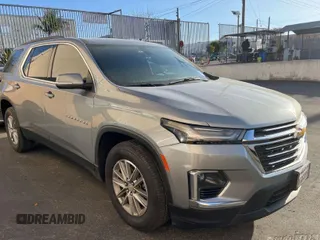2023 Chevrolet Traverse LT Cloth with VIN 1GNERGKW3PJ210562, listed as a IAAI auction lot 42004894 with 45,713 mi miles. Bid and sale history available at carsss.com. Image 1.
