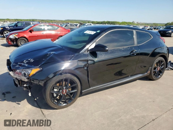 2019 Hyundai Veloster Turbo z VIN KMHTH6AB8KU016026, wystawiony jako Copart lot #50742525 z przebiegiem 61 700 mil mil oraz Szkoda całkowita • Salvage title. Historia ofert i sprzedaży dostępna na DreamBid. Obrazek 1.