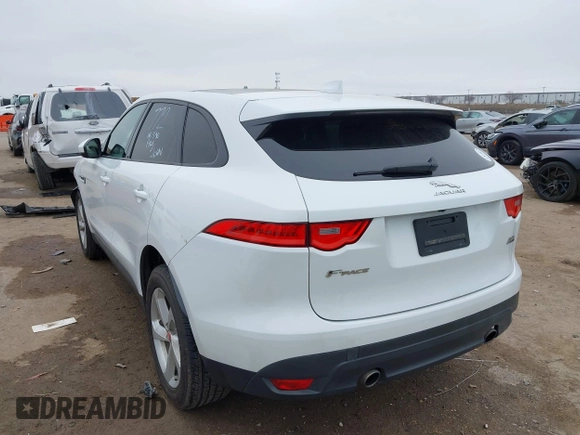 2018 Jaguar F-PACE 30t Premium with VIN SADCJ2GX5JA235163, listed as a IAAI auction lot 41526626 with 135,160 mi miles. Bid and sale history available at carsss.com. Image 3.