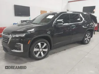 2022 Chevrolet Traverse LT with VIN 1GNEVHKW3NJ124361, listed as a IAAI auction lot 41033053 with 27,869 mi miles and . Bid and sale history available at DreamBid. Image 2.