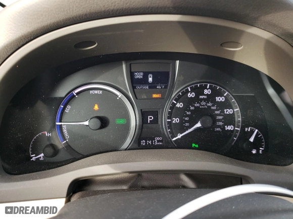 2013 Lexus RX 450h with VIN JTJBC1BA1D2063644, listed as a Copart auction lot 43228785 with 101,413 mi miles and Salvage Title. Bid and sale history available at carsss.com. Image 9.