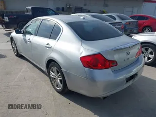 2011 Infiniti G25 Journey with VIN JN1DV6AP8BM603648, listed as a IAAI auction lot 41588304 with 209,178 mi miles and . Bid and sale history available at DreamBid. Image 3.