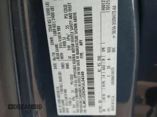2019 Lincoln MKC Reserve with VIN 5LMCJ3D93KUL04349, listed as a Copart auction lot 58530915 with 103,840 mi miles and Salvage title. Bid and sale history available at DreamBid. Image 13.
