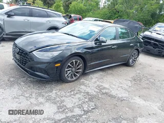 2022 Hyundai Sonata Limited z VIN KMHL34J21NA178282, wystawiony jako IAAI lot #42411007 z przebiegiem 37 332 mil mil oraz . Historia ofert i sprzedaży dostępna na DreamBid. Obrazek 2.