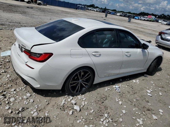 2021 BMW 3 Series 330i with VIN 3MW5R1J09M8B96562, listed as a Copart auction lot 61408805 with 50,024 mi miles and Non repairable. Bid and sale history available at DreamBid. Image 3.