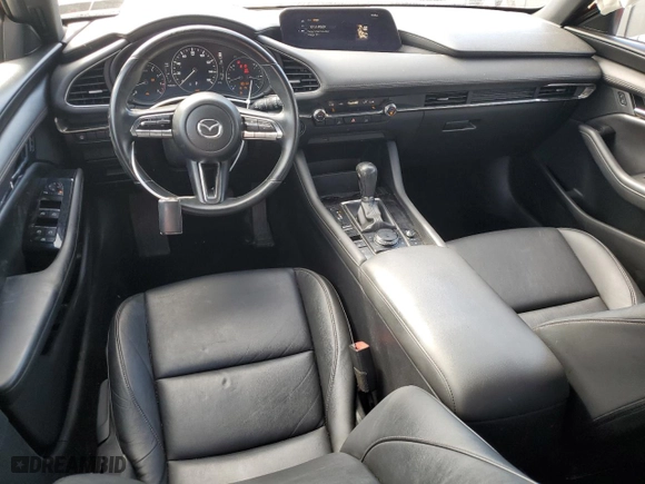 2019 Mazda Mazda3 Hatchback with VIN JM1BPBJM9K1140773, listed as a Copart auction lot 57002824 with 76,804 mi miles and Salvage Title. Bid and sale history available at carsss.com. Image 8.
