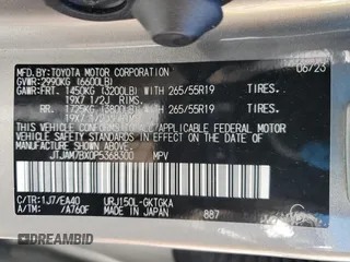 2023 Lexus GX with VIN JTJAM7BX0P5368300, listed as a Copart auction lot 49230015 with 17,953 mi miles and Salvage Title. Bid and sale history available at carsss.com. Image 14.