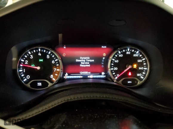 2018 Jeep Renegade Trailhawk z VIN ZACCJBCB6JPH28257, wystawiony jako Copart lot #56351415 z przebiegiem 134 598 mil mil oraz Szkoda całkowita • Salvage title. Historia ofert i sprzedaży dostępna na DreamBid. Obrazek 9.