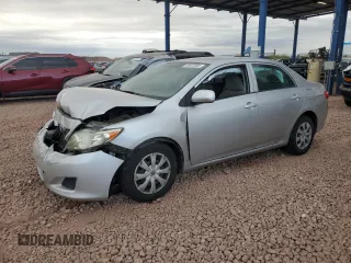 2010 Toyota Corolla with VIN 1NXBU4EE2AZ284665, listed as a Copart auction lot 52611635 with 163,345 mi miles and Salvage Title. Bid and sale history available at carsss.com. Image 1.