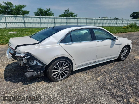 2017 Lincoln Continental Select with VIN 1LN6L9TP8H5603254, listed as a Copart auction lot 63589435 with 138,707 mi miles and Non repairable. Bid and sale history available at DreamBid. Image 3.