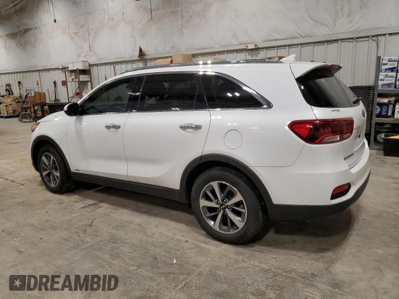 2019 Kia Sorento EX V6 with VIN 5XYPHDA55KG473088, listed as a Copart auction lot 54000545 with 95,205 mi miles and Clean Title. Bid and sale history available at carsss.com. Image 2.