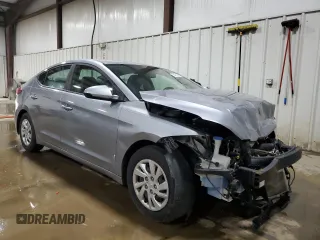 2017 Hyundai Elantra SE with VIN 5NPD74LF8HH210770, listed as a Copart auction lot 55426955 with 133,073 mi miles and Salvage Title. Bid and sale history available at DreamBid. Image 4.