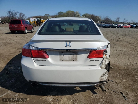 2014 Honda Accord Sedan Sport with VIN 1HGCR2F53EA140922, listed as a Copart auction lot 51337025 with 178,691 mi miles and Salvage Title. Bid and sale history available at carsss.com. Image 6.