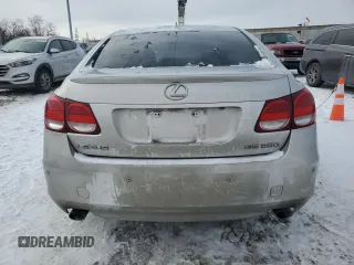 2008 Lexus GS 350 with VIN JTHBE96S580028622, listed as a Copart auction lot 44801125 with 342,828 mi miles and Salvage Title. Bid and sale history available at carsss.com. Image 6.