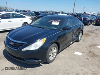 2012 Hyundai Sonata GLS with VIN 5NPEB4AC7CH411676, listed as a IAAI auction lot 41984846 with 197,647 mi miles. Bid and sale history available at carsss.com. Image 2.