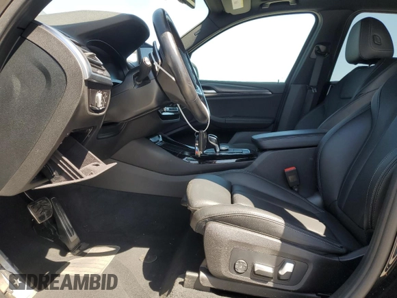 2023 BMW X3 sDrive30i with VIN 5UX43DP05P9P87523, listed as a Copart auction lot 52484675 with 24,834 mi miles and Salvage Title. Bid and sale history available at DreamBid. Image 7.