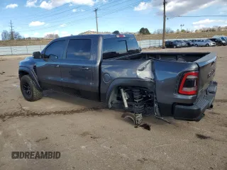 2021 Ram 1500 TRX with VIN 1C6SRFU98MN741605, listed as a Copart auction lot 84763114 with 40,065 mi miles and Salvage Title. Bid and sale history available at carsss.com. Image 2.