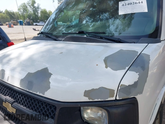 2012 Chevrolet Express Cargo with VIN 1GCSGAFXXC1182349, listed as a IAAI auction lot 42402644 with 204,411 mi miles and . Bid and sale history available at DreamBid. Image 17.