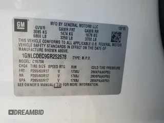 2016 Chevrolet Tahoe Commercial z VIN 1GNLCDEC9GR252678, wystawiony jako Copart lot #87942765 z przebiegiem 163 560 mil mil oraz Szkoda całkowita • Salvage title. Historia ofert i sprzedaży dostępna na DreamBid. Obrazek 13.