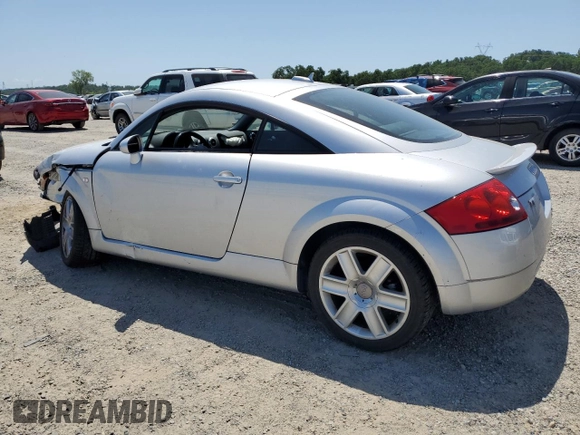 2005 Audi TT with VIN TRUSC28N451013207, listed as a Copart auction lot 55395294 with 43,365 mi miles and Salvage title. Bid and sale history available at DreamBid. Image 2.