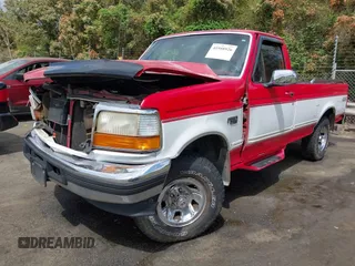 1996 Ford F-150 with VIN 1FTEF14H3TLA99183, listed as a IAAI auction lot 41958926 with 223,150 mi miles. Bid and sale history available at carsss.com. Image 17.