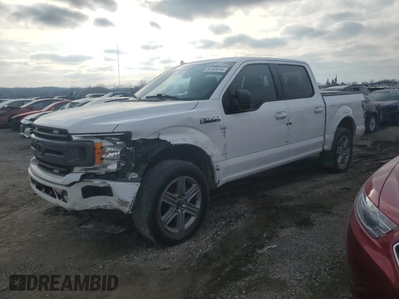 2018 Ford F-150 XL with VIN 1FTEW1E57JKE06779, listed as a Copart auction lot 84183014 with 198,203 mi miles and Salvage Title. Bid and sale history available at carsss.com. Image 1.