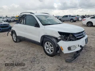 2017 Volkswagen Tiguan S with VIN WVGAV7AX4HW509023, listed as a Copart auction lot 63181405 with 114,006 mi miles and Salvage title. Bid and sale history available at DreamBid. Image 4.
