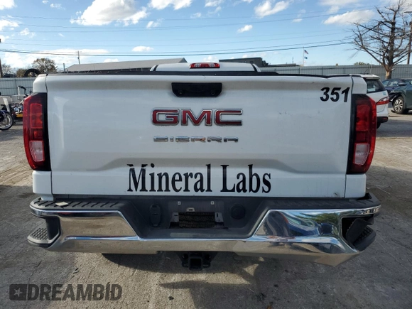 2022 GMC Sierra 1500 with VIN 3GTNUAED8NG509977, listed as a Copart auction lot 79484364 with Not Provided miles and Salvage Title. Bid and sale history available at DreamBid. Image 6.