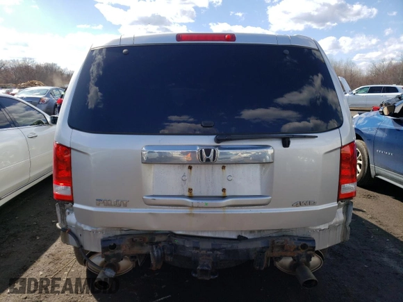 2012 Honda Pilot EX with VIN 5FNYF4H46CB050164, listed as a Copart auction lot 50470865 with 251,132 mi miles and Salvage Title. Bid and sale history available at DreamBid. Image 6.