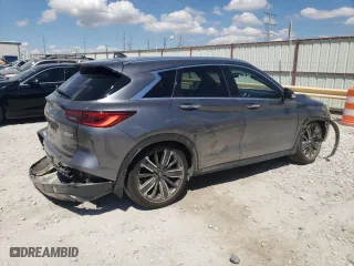 2022 Infiniti QX50 LUXE with VIN 3PCAJ5BB4NF118817, listed as a Copart auction lot 69225994 with 31,924 mi miles and Salvage Title. Bid and sale history available at carsss.com. Image 3.