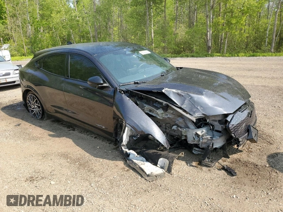 2022 Ford Mustang Mach-E GT with VIN 3FMTK4SX4NMA64535, listed as a Copart auction lot 58332095 with 57,418 mi miles and Salvage title. Bid and sale history available at DreamBid. Image 4.