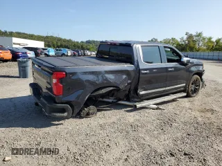 2024 Chevrolet Silverado 1500 High Country with VIN 1GCUDJEL6RZ126841, listed as a Copart auction lot 68717724 with 8,689 mi miles and Salvage Title. Bid and sale history available at DreamBid. Image 3.
