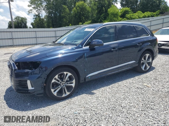 2023 Audi Q7 Prestige with VIN WA1VXBF75PD022526, listed as a Copart auction lot 61075745 with 18,307 mi miles and Salvage title. Bid and sale history available at DreamBid. Image 1.