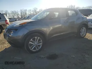 2016 Nissan Juke S with VIN JN8AF5MV0GT654595, listed as a Copart auction lot 47496055 with 15,989 mi miles and Salvage Title. Bid and sale history available at carsss.com. Image 1.