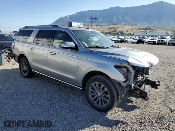 2021 Ford Expedition Max Limited z VIN 1FMJK2AT1MEA09605, wystawiony jako Copart lot #57977685 z przebiegiem 113 289 mil mil oraz Szkoda całkowita • Salvage title. Historia ofert i sprzedaży dostępna na DreamBid. Obrazek 4.