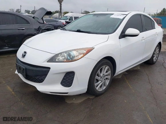 2012 Mazda Mazda3 i Grand Touring with VIN JM1BL1W77C1638030, listed as a IAAI auction lot 41885872 with 179,266 mi miles. Bid and sale history available at carsss.com. Image 2.