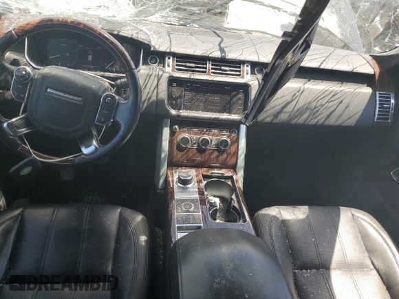 2014 Land Rover Range Rover HSE with VIN SALGS2VF9EA125378, listed as a Copart auction lot 57880525 with 73,330 mi miles and Salvage title. Bid and sale history available at DreamBid. Image 8.