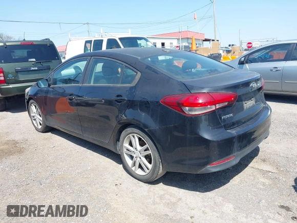 2017 Kia Forte LX with VIN 3KPFK4A77HE101143, listed as a IAAI auction lot 42038578 with 126,089 mi miles. Bid and sale history available at carsss.com. Image 14.