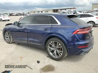 2022 Audi Q8 Prestige with VIN WA1FVBF12ND009672, listed as a Copart auction lot 71122534 with 21,986 mi miles and Salvage Title. Bid and sale history available at carsss.com. Image 2.