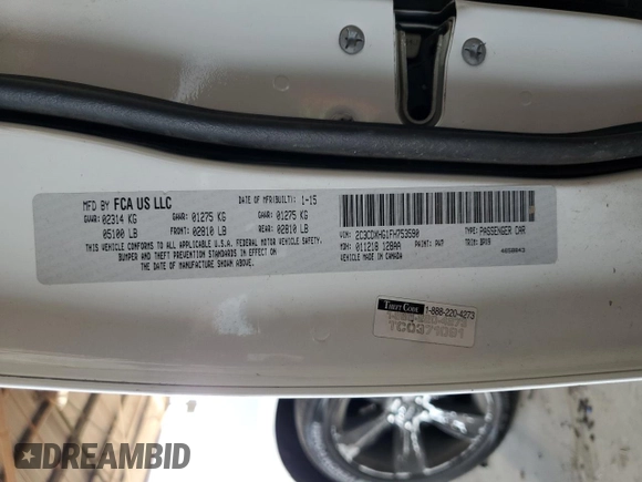 2015 Dodge Charger SXT z VIN 2C3CDXHG1FH753590, wystawiony jako Copart lot #52413725 z przebiegiem 96 409 mil mil oraz Szkoda całkowita • Salvage title. Historia ofert i sprzedaży dostępna na DreamBid. Obrazek 12.