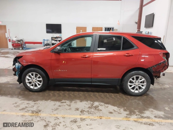 2020 Chevrolet Equinox LS with VIN 2GNAXSEV5L6188730, listed as a IAAI auction lot 41631652 with 99,305 mi miles. Bid and sale history available at carsss.com. Image 14.