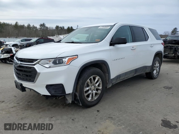 2020 Chevrolet Traverse LS with VIN 1GNEVLKW3LJ178338, listed as a Copart auction lot 47040605 with 67,589 mi miles and Salvage Title. Bid and sale history available at carsss.com. Image 1.