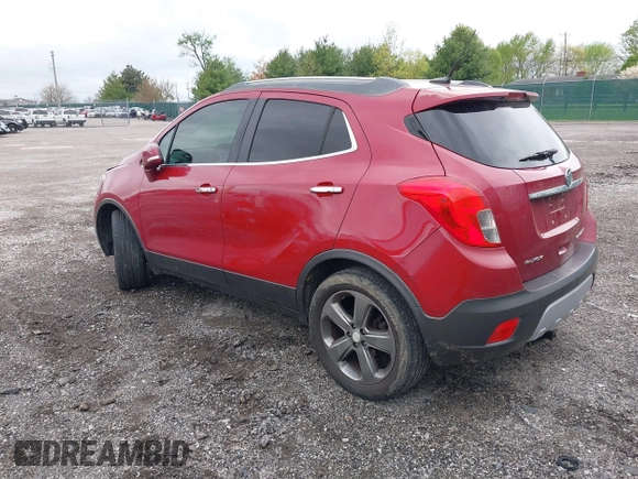 2014 Buick Encore with VIN KL4CJASB2EB697448, listed as a IAAI auction lot 42058928 with 184,928 mi miles. Bid and sale history available at carsss.com. Image 3.