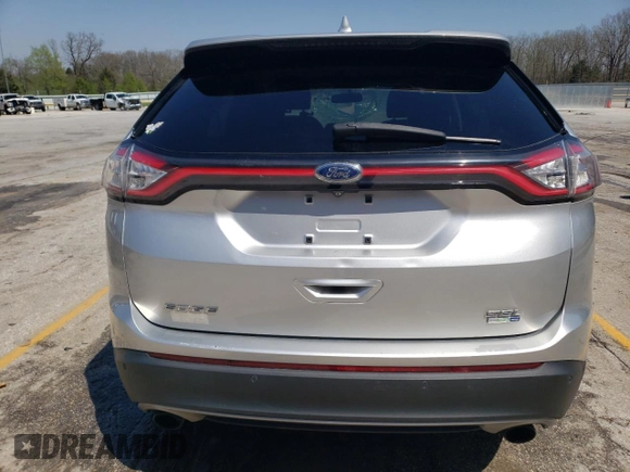 2015 Ford Edge SEL with VIN 2FMTK4J93FBB08529, listed as a Copart auction lot 51857755 with 103,387 mi miles and Salvage Title. Bid and sale history available at carsss.com. Image 6.